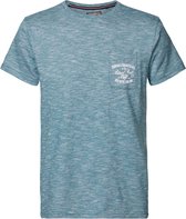 Petrol Industries - Heren Melee pocket t-shirt - Groen - Maat L