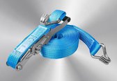 Sjorband - spanband met ratel 5 ton 2 meter, blauw
