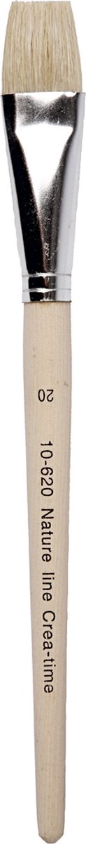 Nature Line kwasten, afm 20, L: 20,5 cm, plat, 12 stuk/ 1 doos