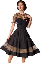Belsira Swing jurk -XS- Vintage Zwart