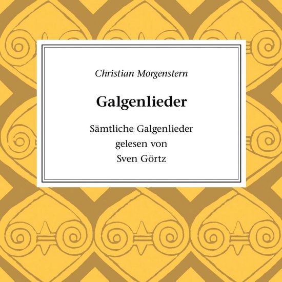 Galgenlieder - cover