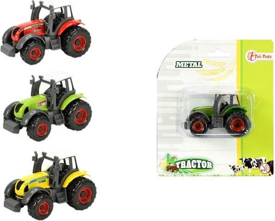 Toi Toys Die-cast Boerderij tractor (1 stuk) assorti bol