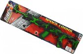 Machinegeweer AK47 60cm camouflage met geluid speelgoed jongens