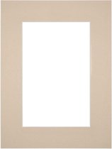 Your Decoration  Passe-Partout - Kadermaat 60x80 cm - Fotomaat 48x68 cm - Beige