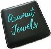 Aramat jewels ® - Oorknoppen schelp donker blauw 925 zilver 5mm kinderen