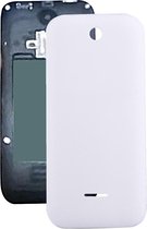 Effen kleur kunststof batterij achtercover voor Nokia 225 (wit)