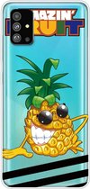 Voor Galaxy S20 + Painted TPU beschermhoes (ananas)