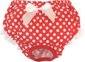 Croci periodiek broekje polka dot rood / wit - xs 20-25 cm - 1 stuks