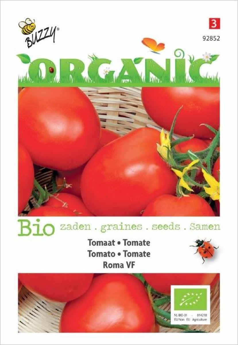 Buzzy® Organic - Tomaat Roma (BIO) - Buzzy® Organic