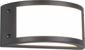 LED Tuinverlichting - Tuinlamp - Iona Keraly - Wand - 12W - Mat Antraciet - Kunststof