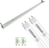 OSRAM - LED TL Armatuur met T8 Buis - SubstiTUBE Value EM 865 - Igory Dybolo - 150cm Dubbel - 38.2W - Helder/Koud Wit 6500K