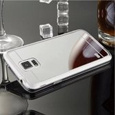 i12Cover hoesje geschikt voor Samsung Galaxy S5 Neo/S5 Plus/S5 - Rubber Back Cover - Zilver