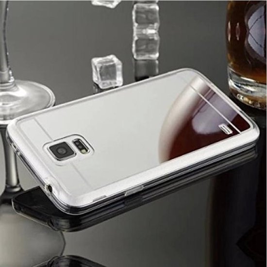 Mooi siliconen hoesje voor de Galaxy S5/S5 Plus/S5 Neo met spiegel achterkant voor een optimale bescherming