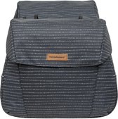 dubbele fietstas Joli Nomi 37 liter polyester zwart