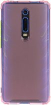 Voor Xiaomi Redmi K20 schokbestendige TPU transparante beschermhoes (roze)