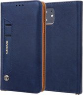 Voor iPhone 11 CMai2 Kaka-serie Litchi Texture Horizontale flip lederen tas met houder en kaartsleuven (blauw)