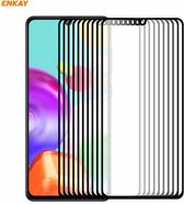 Voor Samsung Galaxy A41 10 PCS ENKAY Hat-Prince Full Glue 0.26mm 9H 2.5D Gehard glas Volledige dekking Film