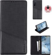 Voor OPPO Reno3 MUXMA MX109 horizontale flip lederen tas met houder en kaartsleuf en portemonnee (zwart)