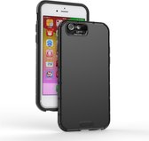 Voor iPhone 6 / 6s schokbestendige graan PC + TPU Case (zwart)