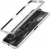 Voor Huawei Honor X10 Aluminium schokbestendig beschermend bumperframe (zilver)