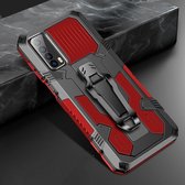 Voor Huawei P smart 2021 / Y7a Machine Armor Warrior schokbestendig PC + TPU beschermhoes (rood)