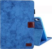 Voor iPad Pro 11 inch (2018) Zakelijke stijl horizontale flip lederen tas, met houder & kaartsleuf & fotolijst & slaap- / wekfunctie (blauw)
