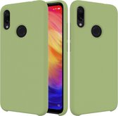 Xiaomi Redmi Note 7 Hoesje - Mobigear - Rubber Touch Serie - Hard Kunststof Backcover - Groen - Hoesje Geschikt Voor Xiaomi Redmi Note 7