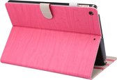 Voor iPad 10.2 (2019) ENKAY Stand Folio Cover Leren Smart Case met Auto Sleep / Wake-up-functie (Rose)