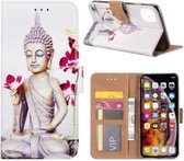 Fonu Boekmodel hoesje Buddha iPhone 11 Pro