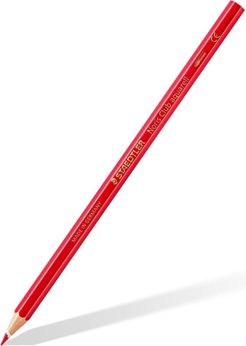 STAEDTLER Noris aquarell kleurpotlood - set 36 st + penseel — afbeelding 3