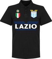 Lazio Roma Team Polo Shirt - Zwart - 4XL