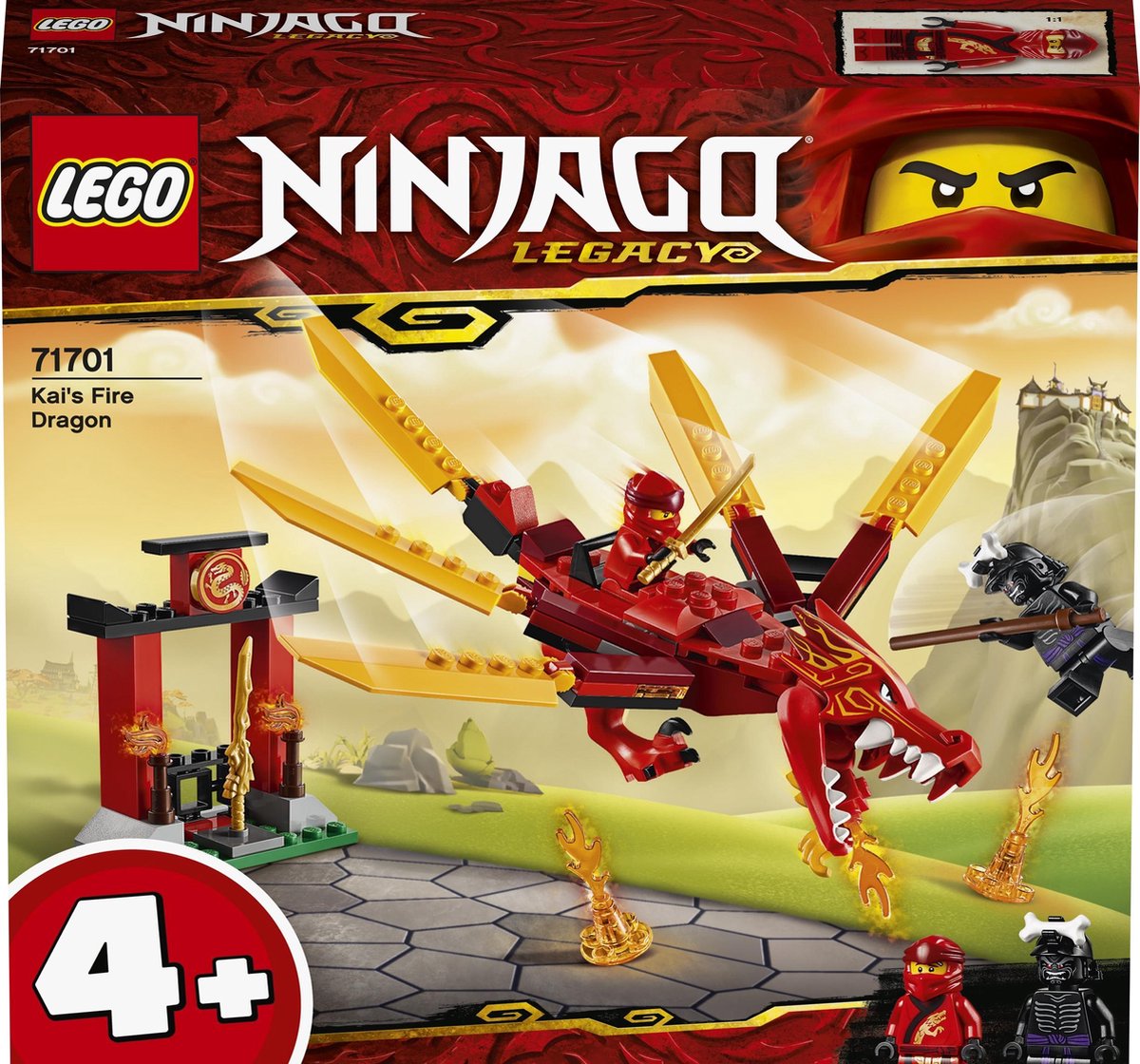 LEGO NINJAGO Kai's vuurdraak - 71701 | bol.com