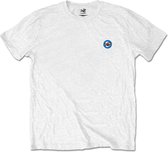 The Jam - Target Logo Heren T-shirt - S - Wit