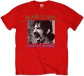 Frank Zappa Heren Tshirt -L- Chunga's Revenge Rood