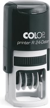 Colop Printer R24/D Groen - Stempels - Datum stempel Nederlands - Stempel afbeelding en tekst