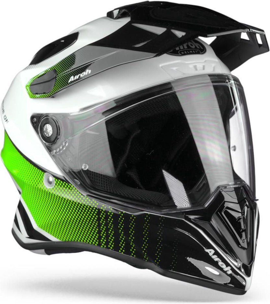 Airoh Commander Progress Lime Gloss Integraalhelm - Motorhelm - Maat S |  bol.com
