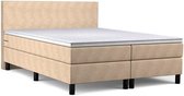 Boxspring Bravo - 90x210 cm - Luxe Pocketvering - Stof Beige