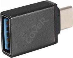 OTG Host converter USB C (male) naar normaal USB A 2.0/3.0 (female), adapter / verloopstekker On The Go