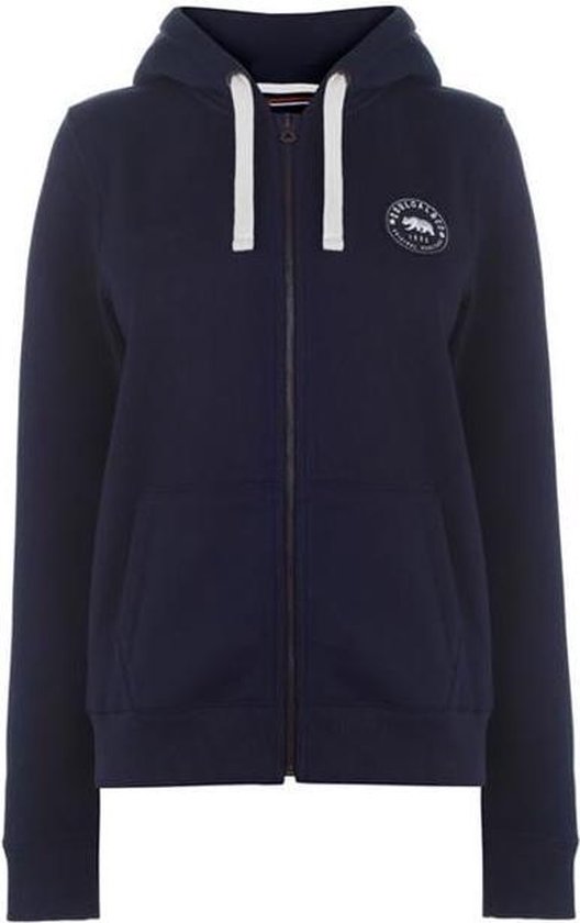 SoulCal - Sweater met Rits en Capuchon - Vest - Dames - Donkerblauw - Navy  - S (10) | bol.com