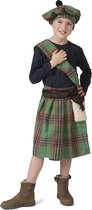 Funny Fashion - Landen Thema Kostuum - Wereldkampioen Highlander Games Schotland - Jongen - Groen - One Size - Carnavalskleding - Verkleedkleding