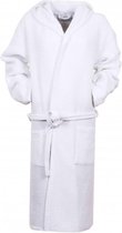 Wafel Sauna Badjas Wit - unisex maat XXXL / 3XL - dames / heren / unisex - wafel badjas voor sauna wellness - hotelkwaliteit