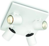 Philips myLiving Runner Opbouwspot - LED - 4 Lichts - Wit
