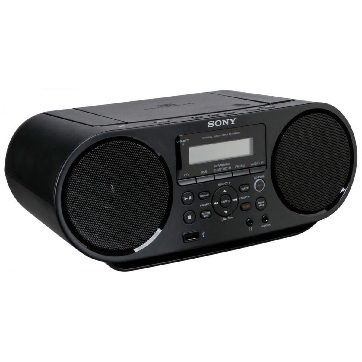 Sony ZS-RS60BT Radio/cd speler met - Zwart | bol.com