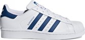 adidas Superstar J Sneakers - Wit/Blauw - Maat 35.5