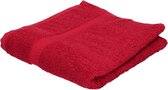 Voordelige badhanddoek rood 70 x 140 cm 420 grams - Badkamer textiel handdoeken
