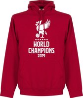 Liverpool World Champions Qatar 2019 Hoodie - Rood - M