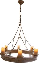 LOBERON Hanglamp Jura antiekbruin/beige