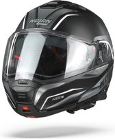 Nolan N100-5 Balteus 41 Flat Black White Systeemhelm - Motorhelm - Maat XXL