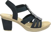 Rieker Dames Sandalen - Blauw - Maat 39