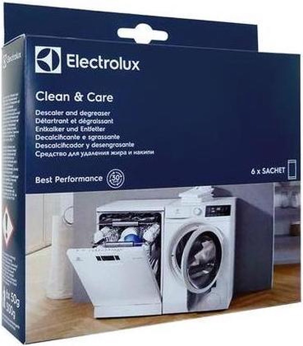 Electrolux Clean & Care wasmachine en vaatwasreiniger E6WMDW06